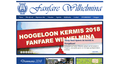 Desktop Screenshot of fanfarewilhelmina.com